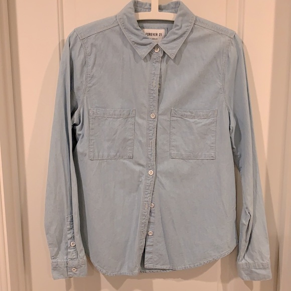 Forever 21 Tops - Light denim shirt from Forever 21